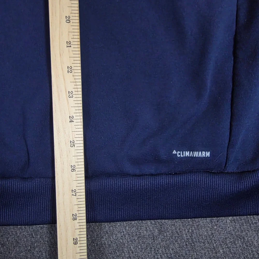 Adidas Men's Navy Basketball Club Hoodie Pullover‎ ClimaWarm XL